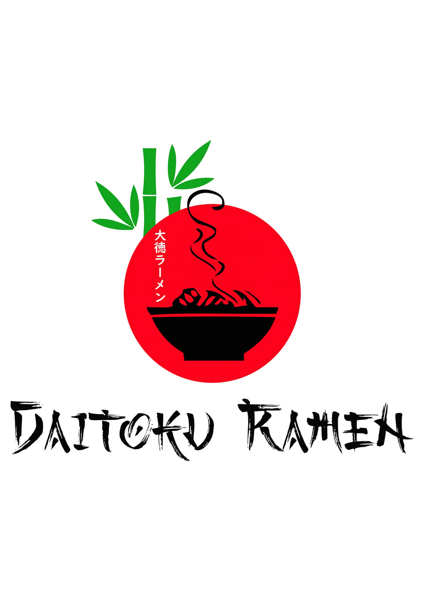 Daitoku Ramen vertical logo artwork