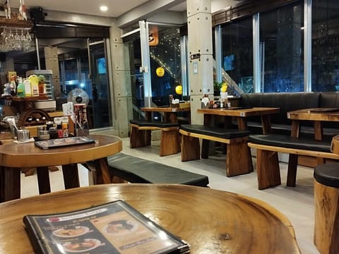 Inside Daitoku Ramen, dining area, Angeles City