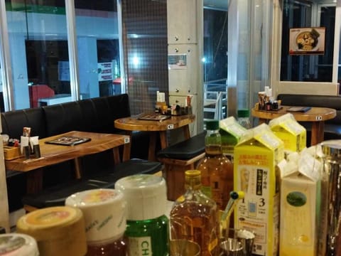 Inside Daitoku Ramen, back bar, Angeles City