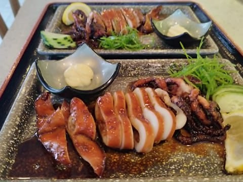Grilled Seafood Platter at Daitoku Ramen in Angeles City