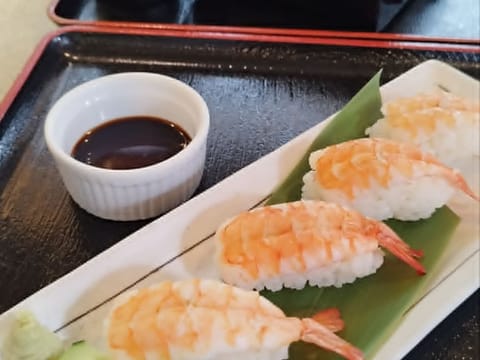 Ebi Nigiri With Cold Soba Set at Daitoku Ramen in Angeles City