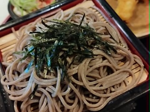 Cold Soba With Tempura at Daitoku Ramen in Angeles City