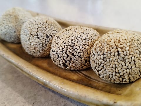 Sesame Seed Balls at Daitoku Ramen in Angeles City