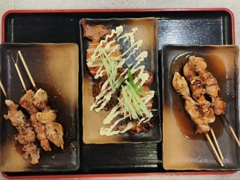 Fried Chicken Skewers at Daitoku Ramen in Angeles City
