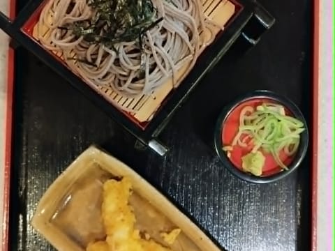 Zaru Soba Tempura Meal at Daitoku Ramen in Angeles City