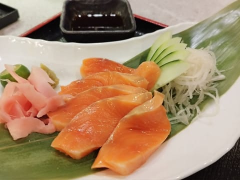 Salmon Sashimi at Daitoku Ramen in Angeles City
