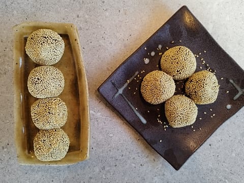 Sesame Seed Balls Sharing Plate at Daitoku Ramen in Angeles City