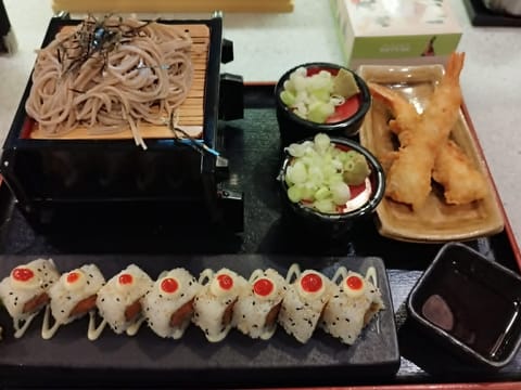 Soba Maki Tempura Set at Daitoku Ramen in Angeles City