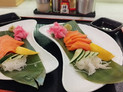 Salmon Sashimi Sharing Platter at Daitoku Ramen in Angeles City
