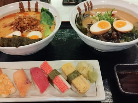 Ramen And Sushi Combo Set at Daitoku Ramen in Angeles City